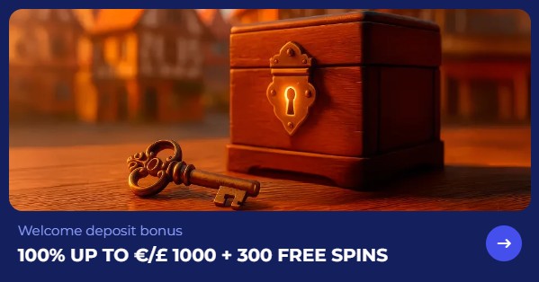 Willkommensbonus 100% bis 1000€ + 300 Freispiele